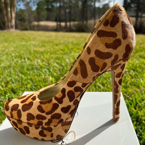 Jessica Simpson pony hair Wale heels - Picture 8 of 11